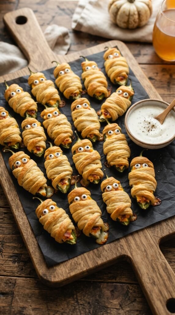 Mummy Jalapeño Poppers