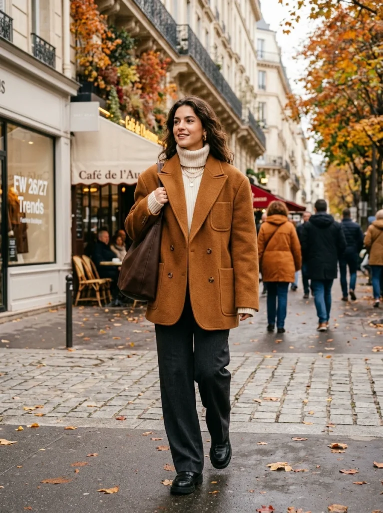  Oversized Caramel Blazers