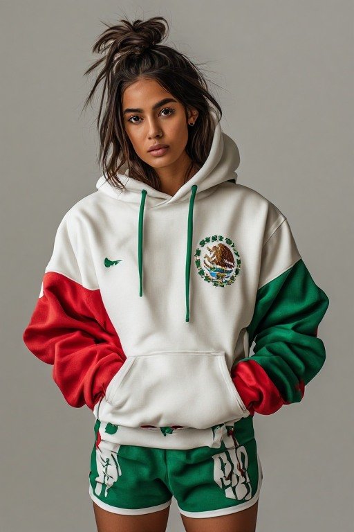 Oversized Jersey Dress Mexico World Cup Outfit Ideas