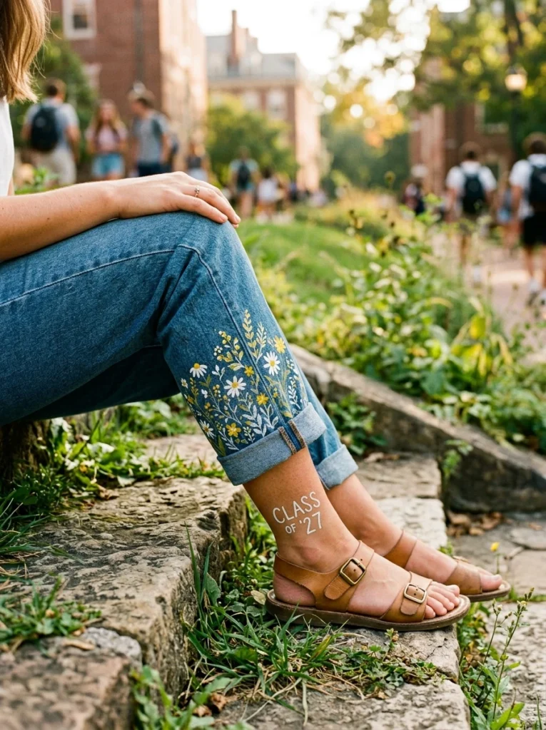 Painted Denim Senior Jeans