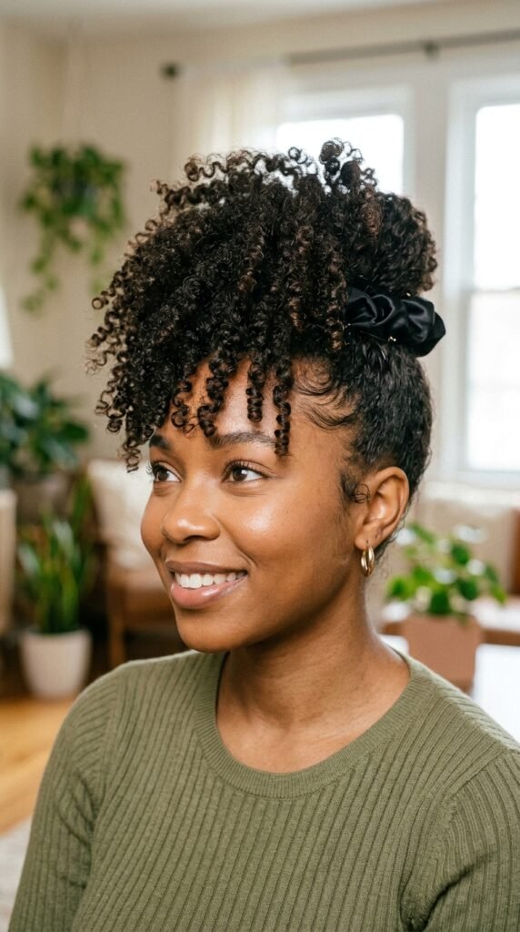 Pineapple Updo Hairstyle