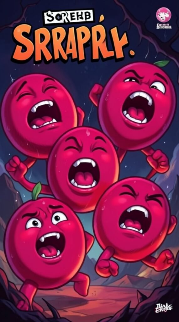 Screaming Strawberry Ghosts