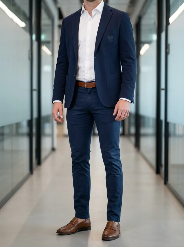 Smart  with chino pants