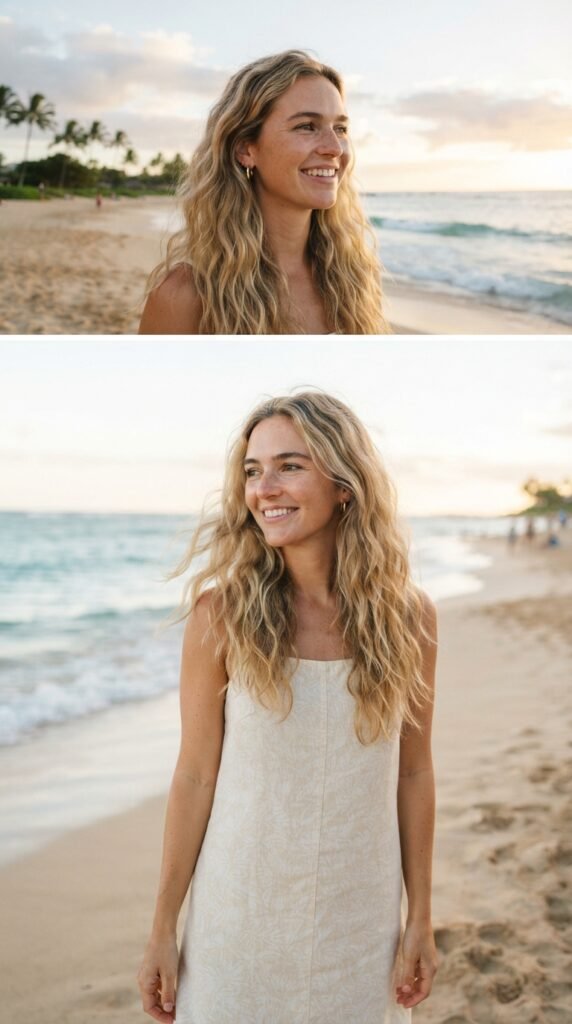 Soft Beach Waves Hairstyle