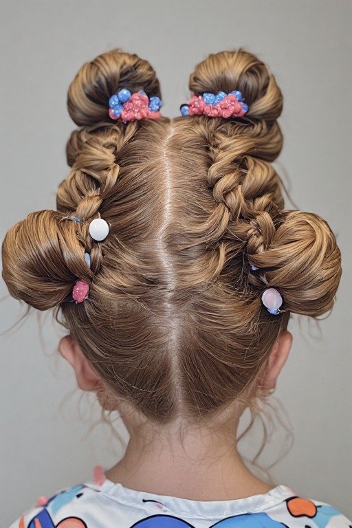 Space Buns Hairstyle