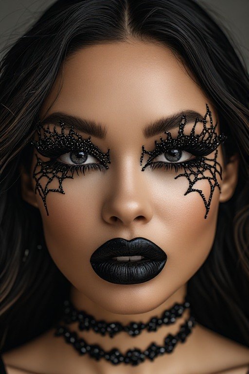 Spider Queen Makeup Look