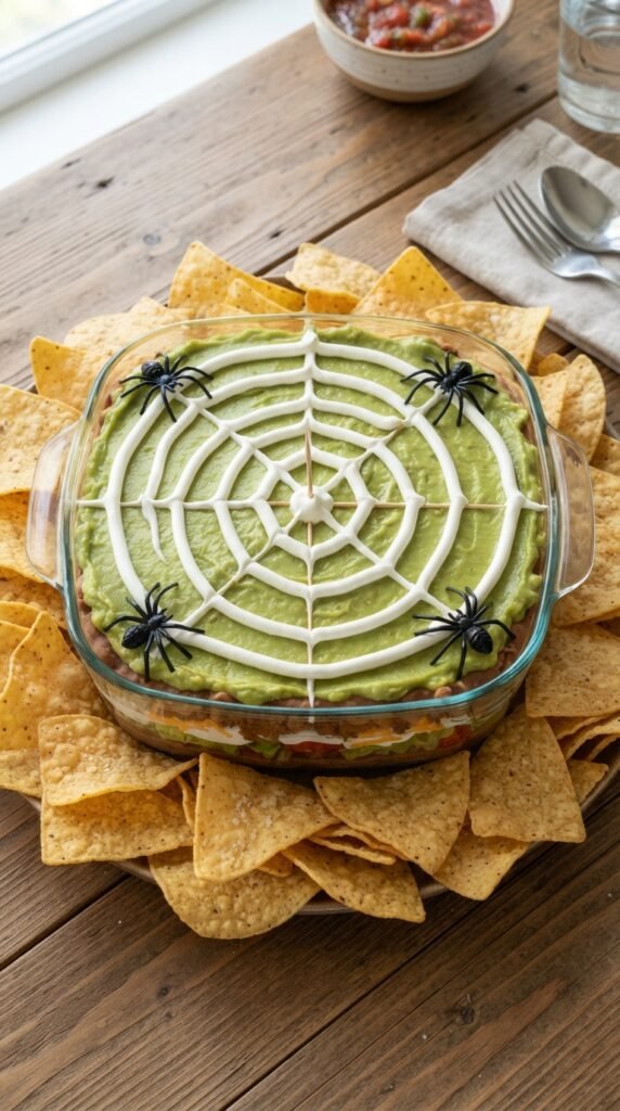 Spider Web Taco Dip
