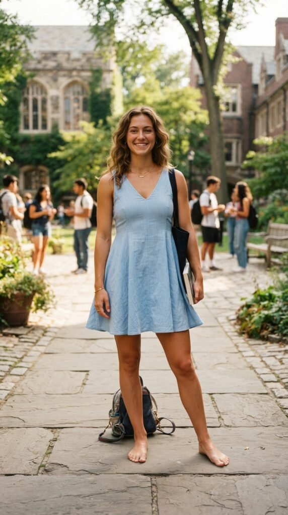 The A-Line Mini Dress First Day of School Outfit