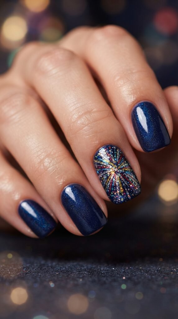 Sweet Americana Cherry Nails
