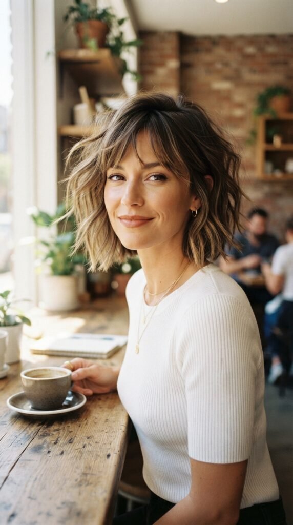 The Airy Textural Bob Hairstyle