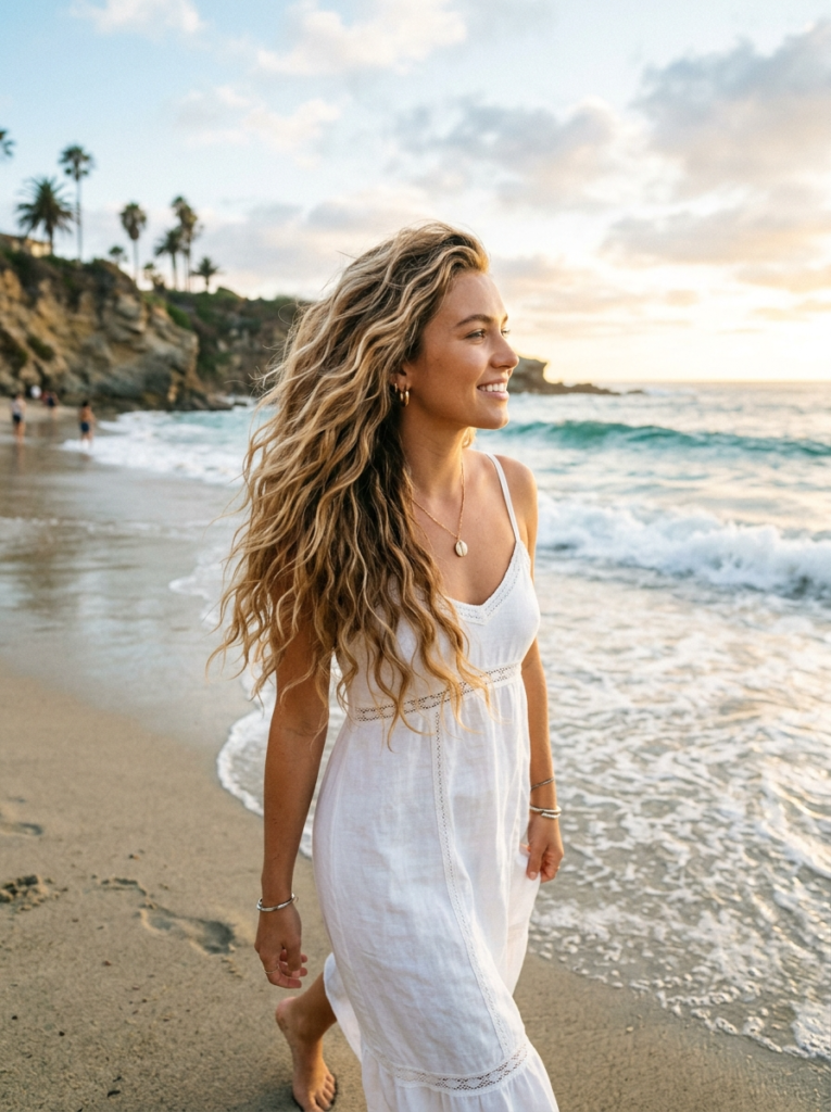 The Beachy Mermaid Waves Hairstyle