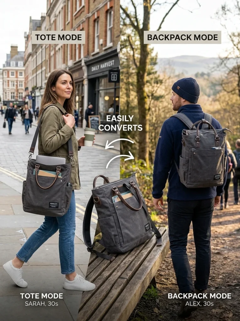   Convertible Totepack