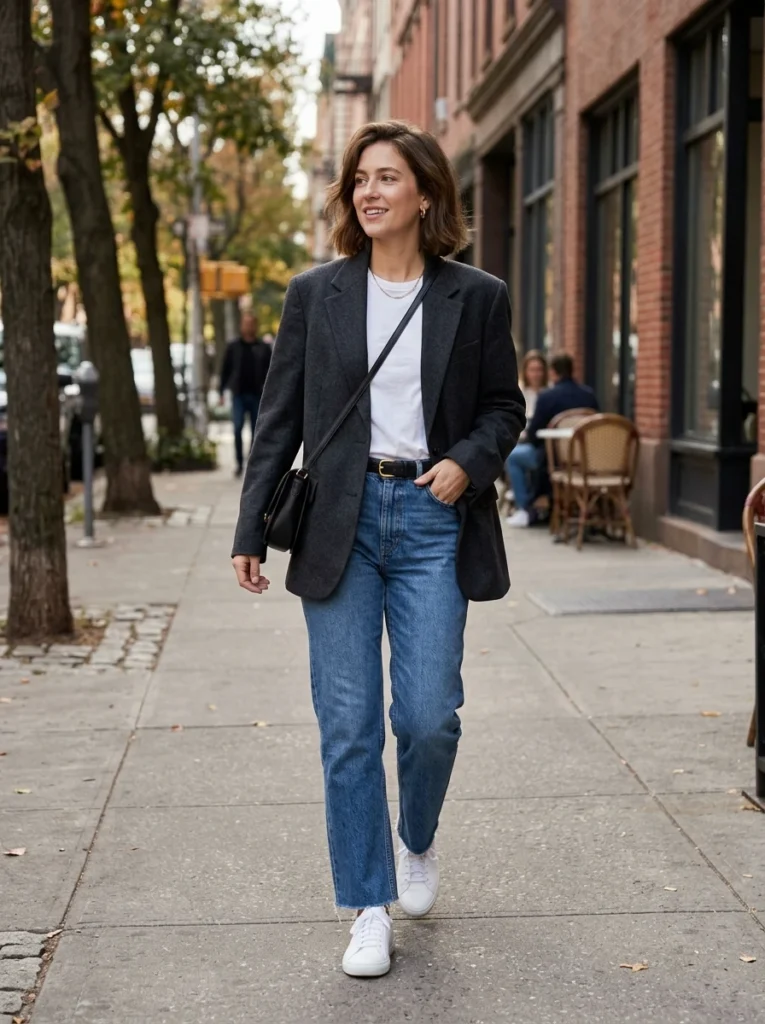  The Essential Oversized Blazer and Jeans Outfit
