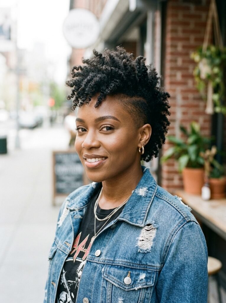 The Faux Hawk Cut
