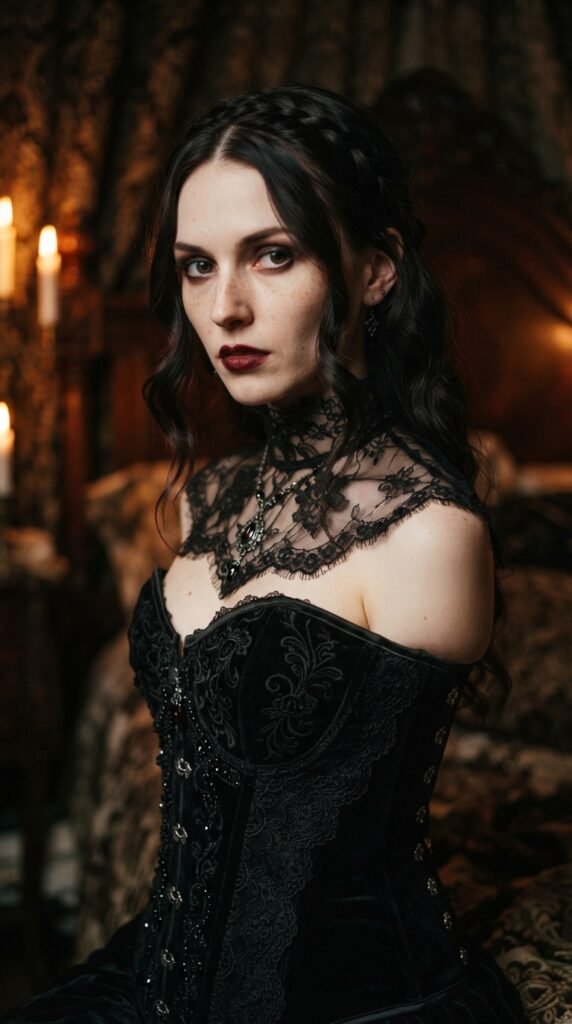 The High-Fashion Gothic Vampire Outfit