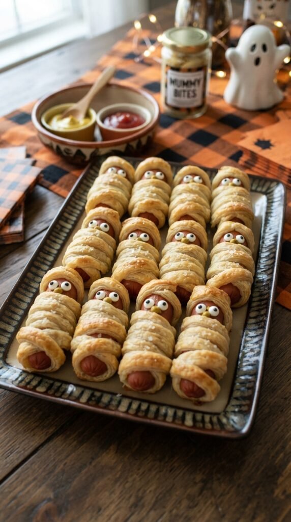 Golden Mummy Hot Dogs