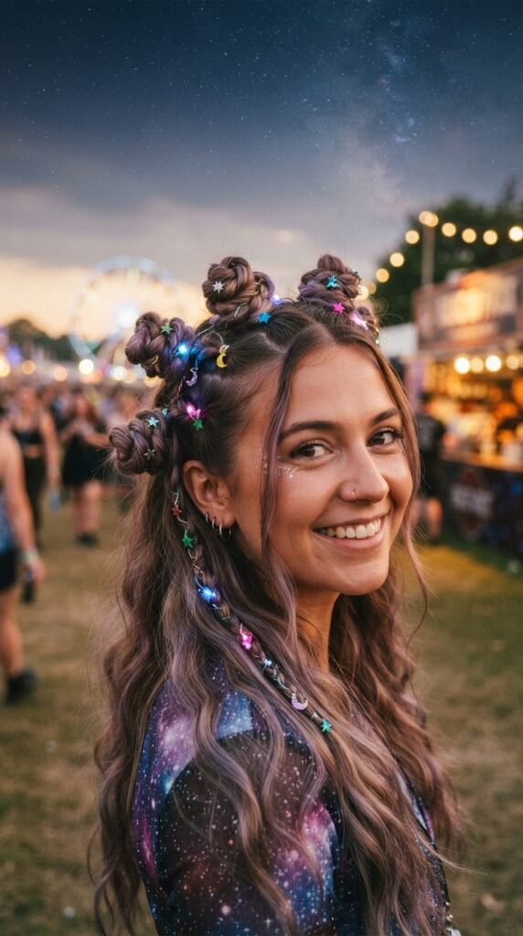 The Playful Space Knots Hairstyle