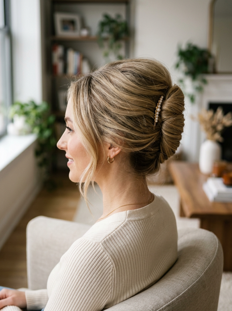 The Modern French Twist Hairstyle