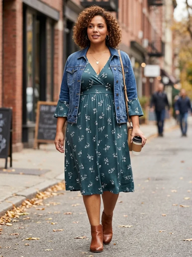 V-Neck-Empire-Waist-Dress
