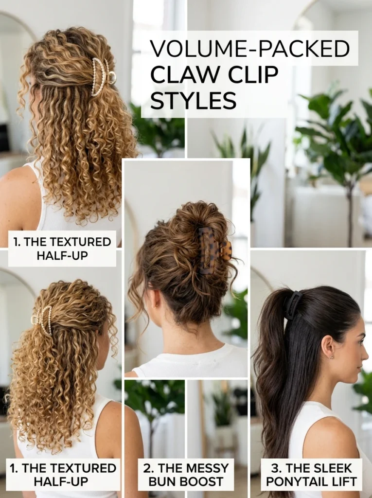  Volume-Packed Claw Clip Styles