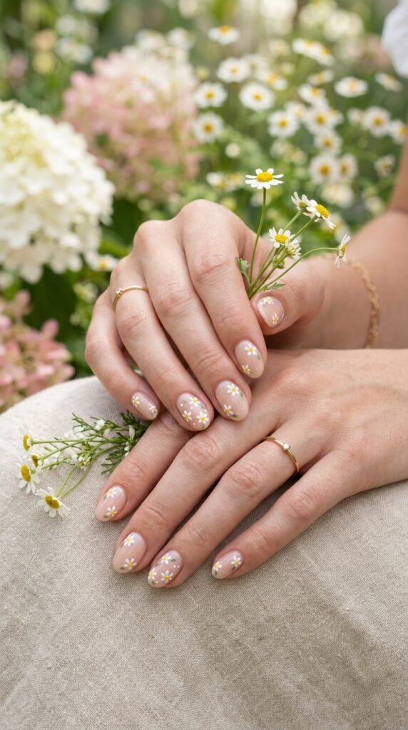 White-Daisy-Nails.