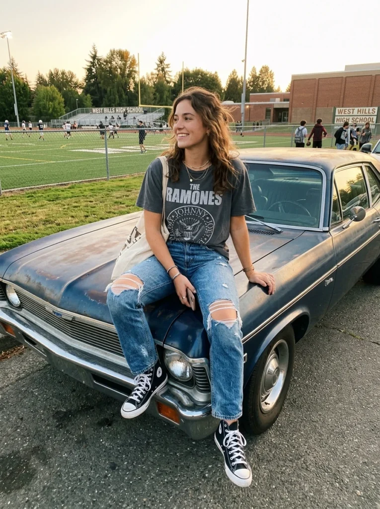 Ripped Knee Senior Jeans (Customized)
