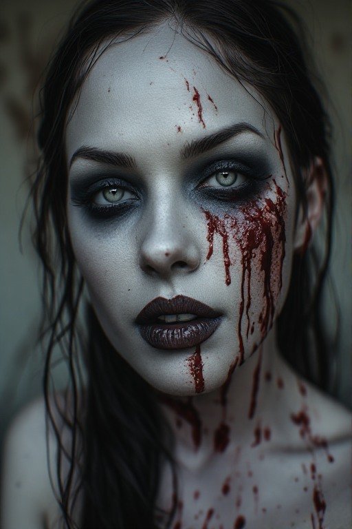 Zombie Glam Makeup Look
