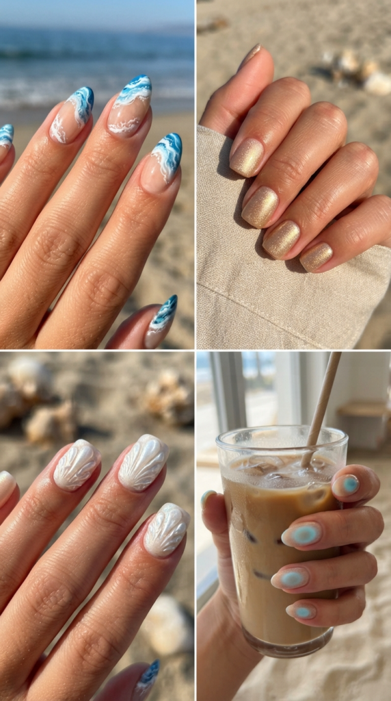 Gorgeous Surfside Nails: 15 Best Coastal Designs