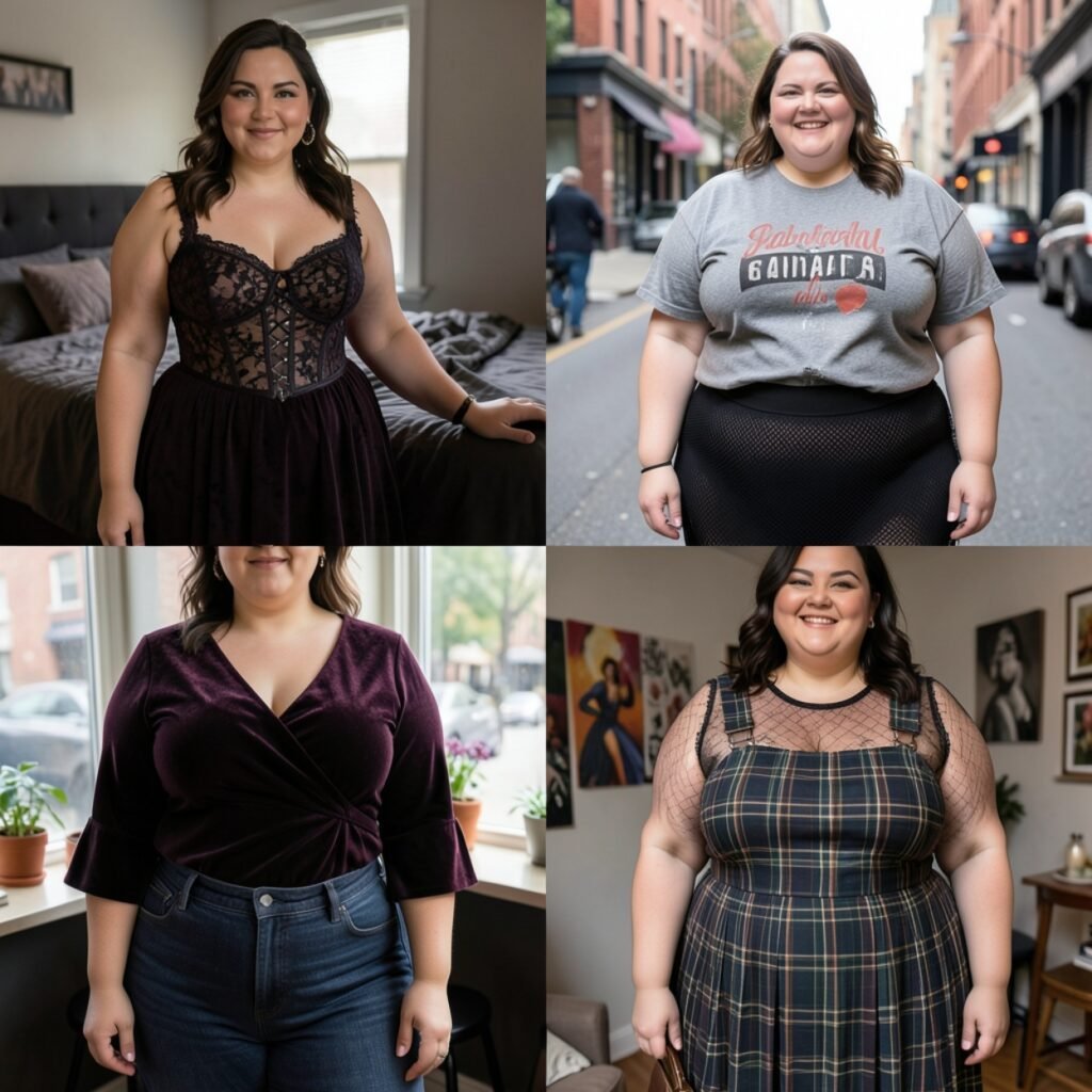 15 Edgy Chubby Goth Outfit Ideas for Curvy Babes in 2026