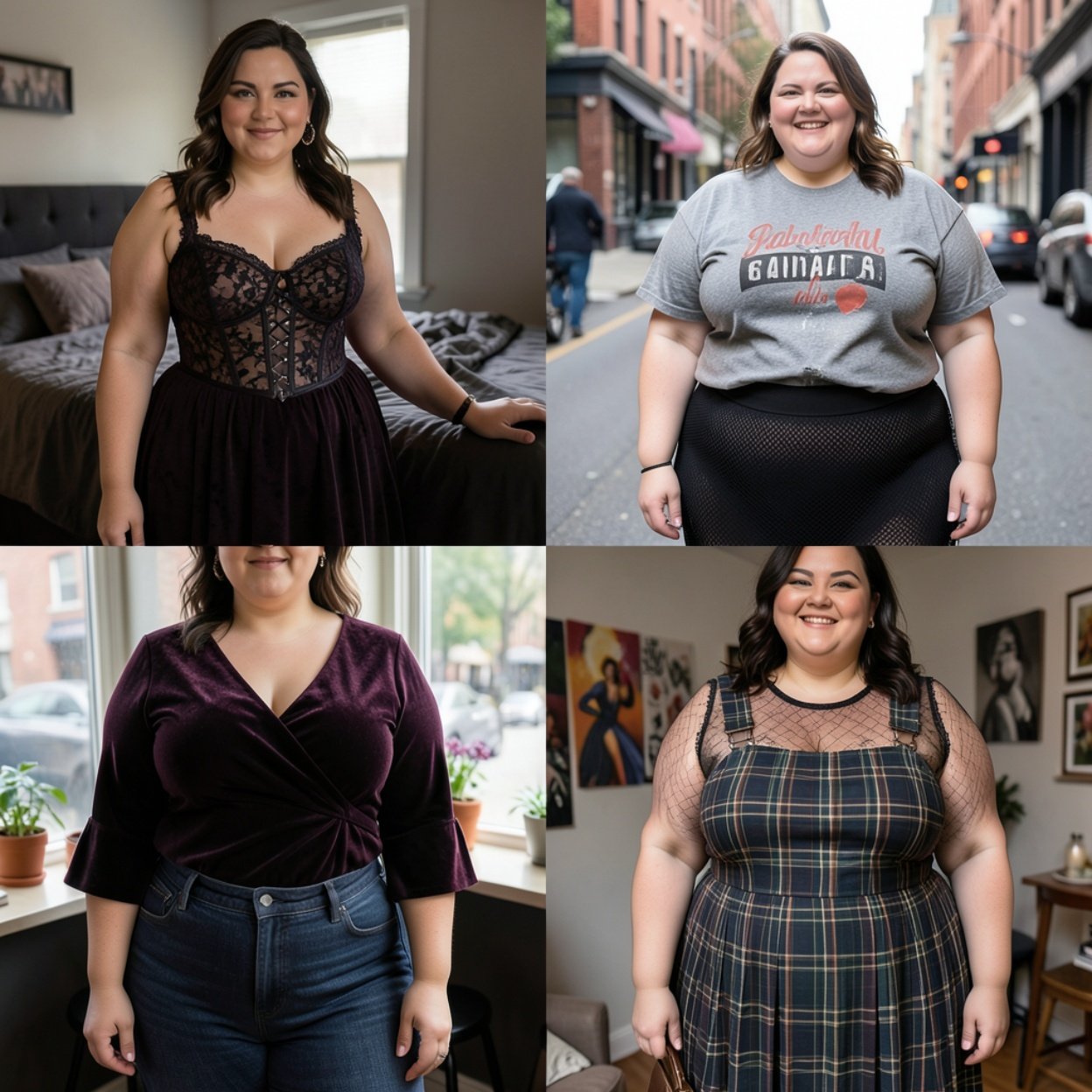 15 Edgy Chubby Goth Outfit Ideas for Curvy Babes in 2026