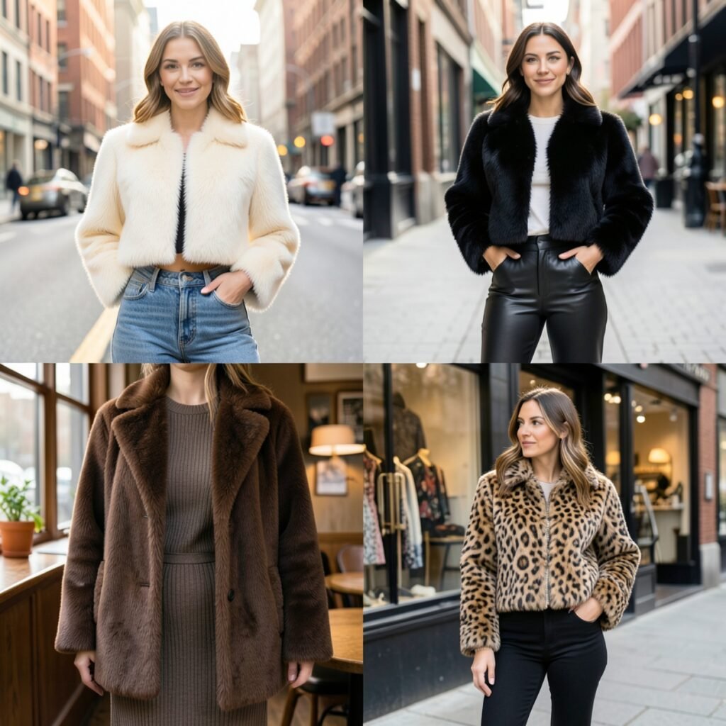 15 Chic Faux Fur Jacket Outfit Ideas for Cold Weather 2026