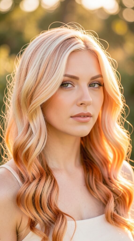 Strawberry Copper Blonde Hairstyle