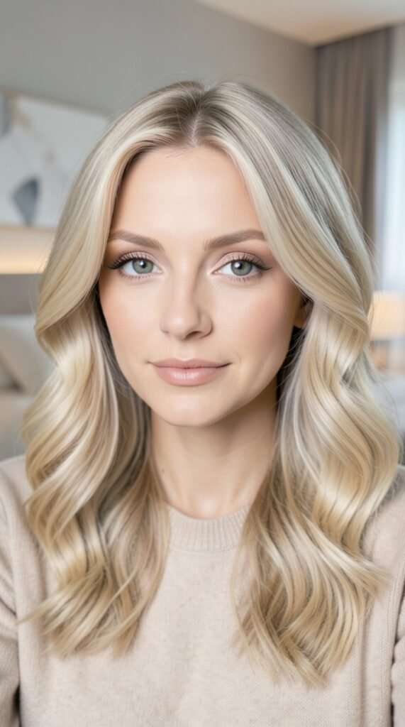 Cashmere Blonde Hairstyle