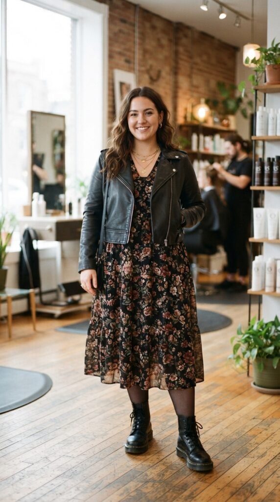 Satin Pleated Midi Skirt with Tucked Sweater Outfits