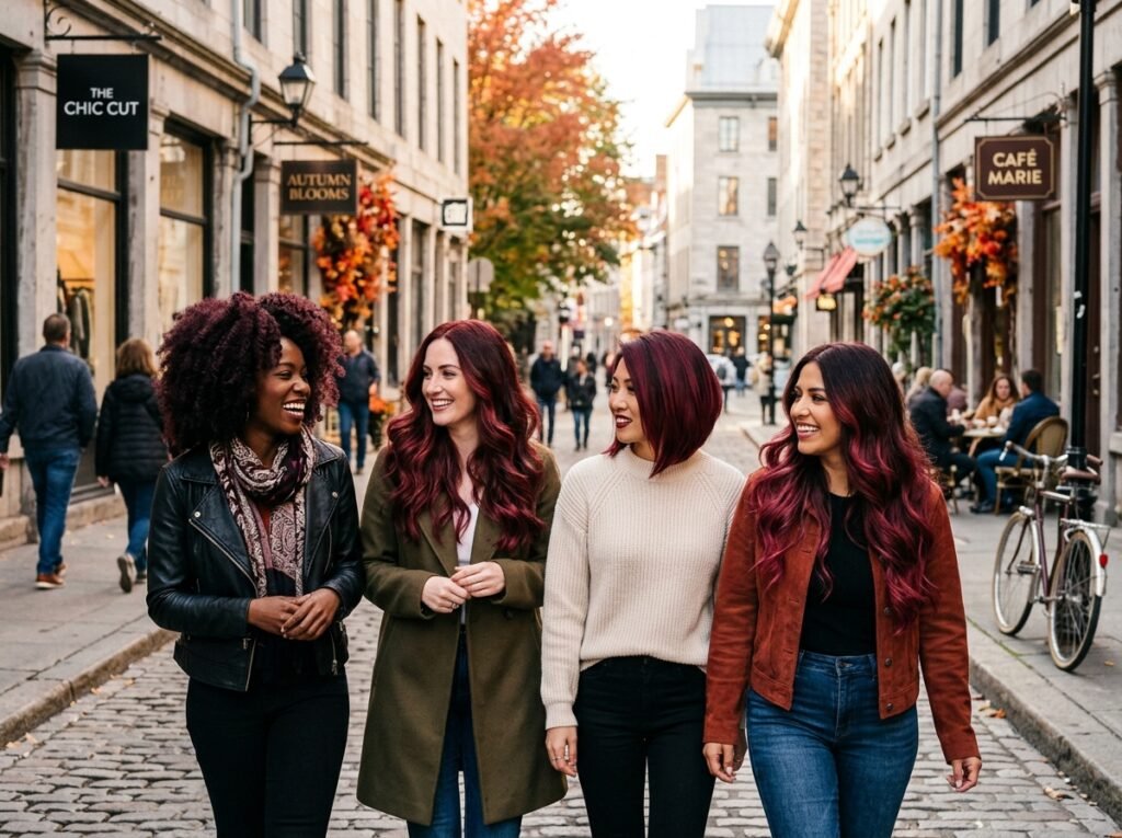 Burgundy Hair