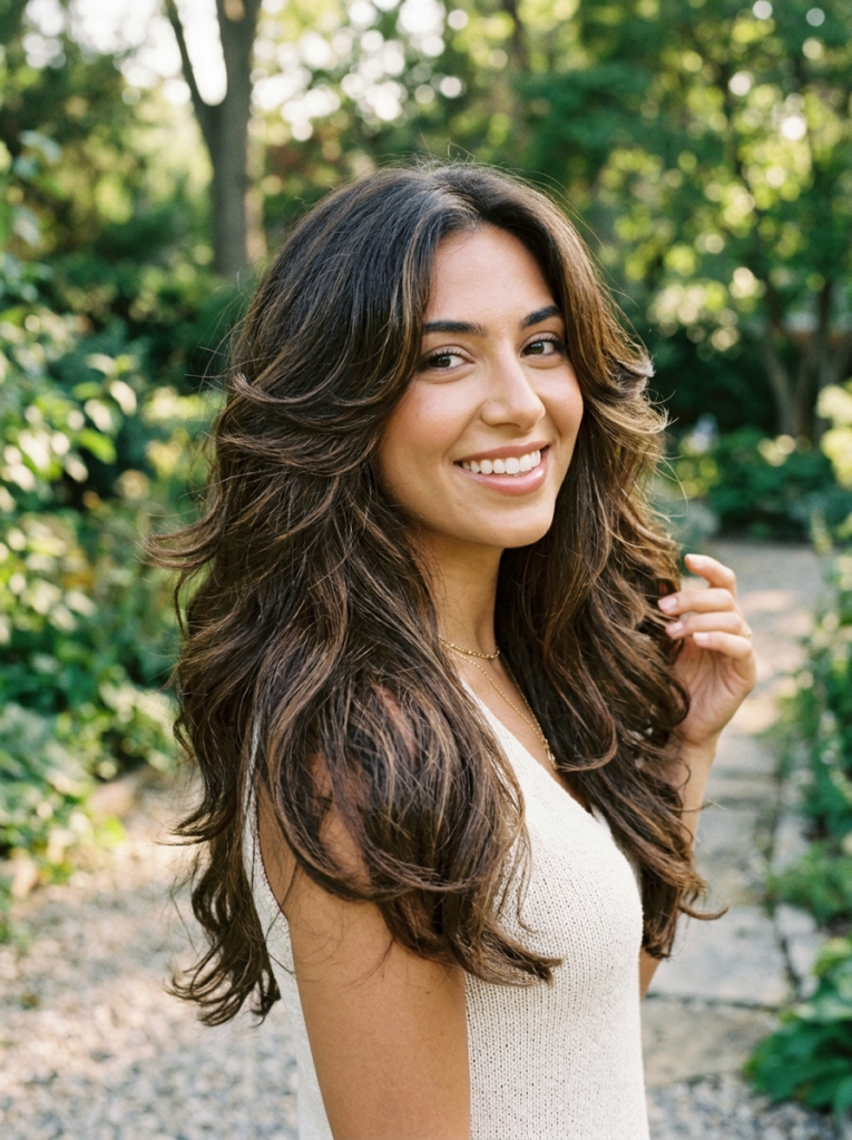 Butterfly Haircut for Thick Hair