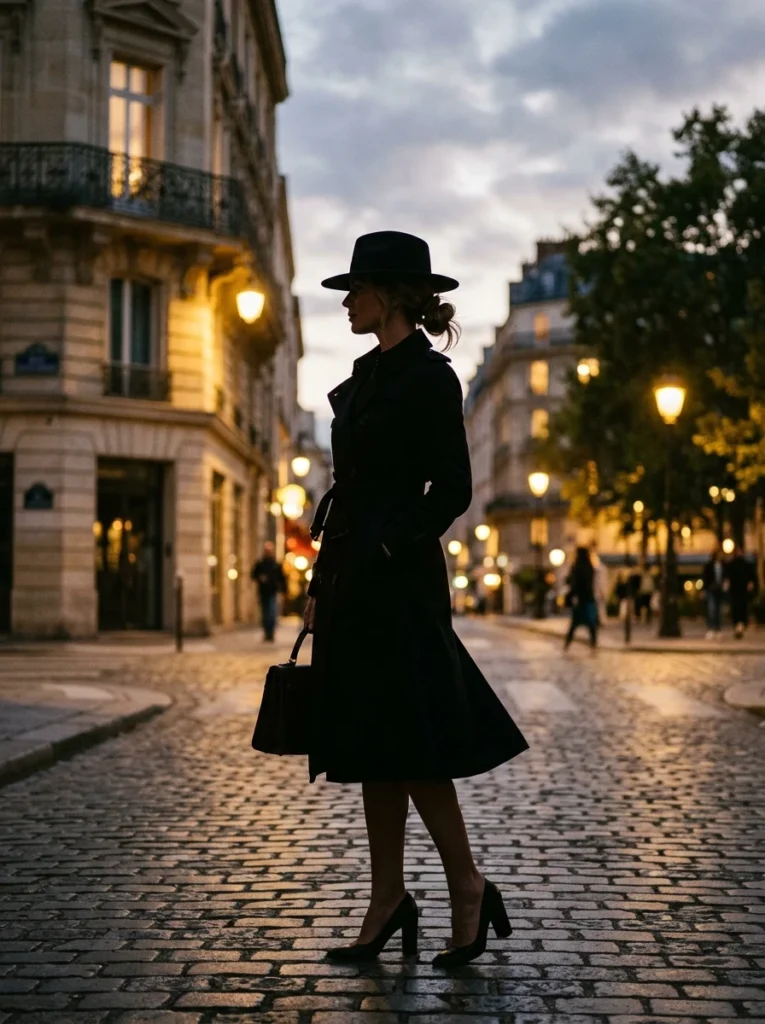  Chic Trench Coat Silhouette