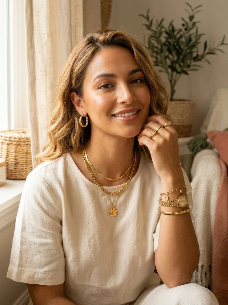 Classic Gold Tone Jewelry for Warm Glows