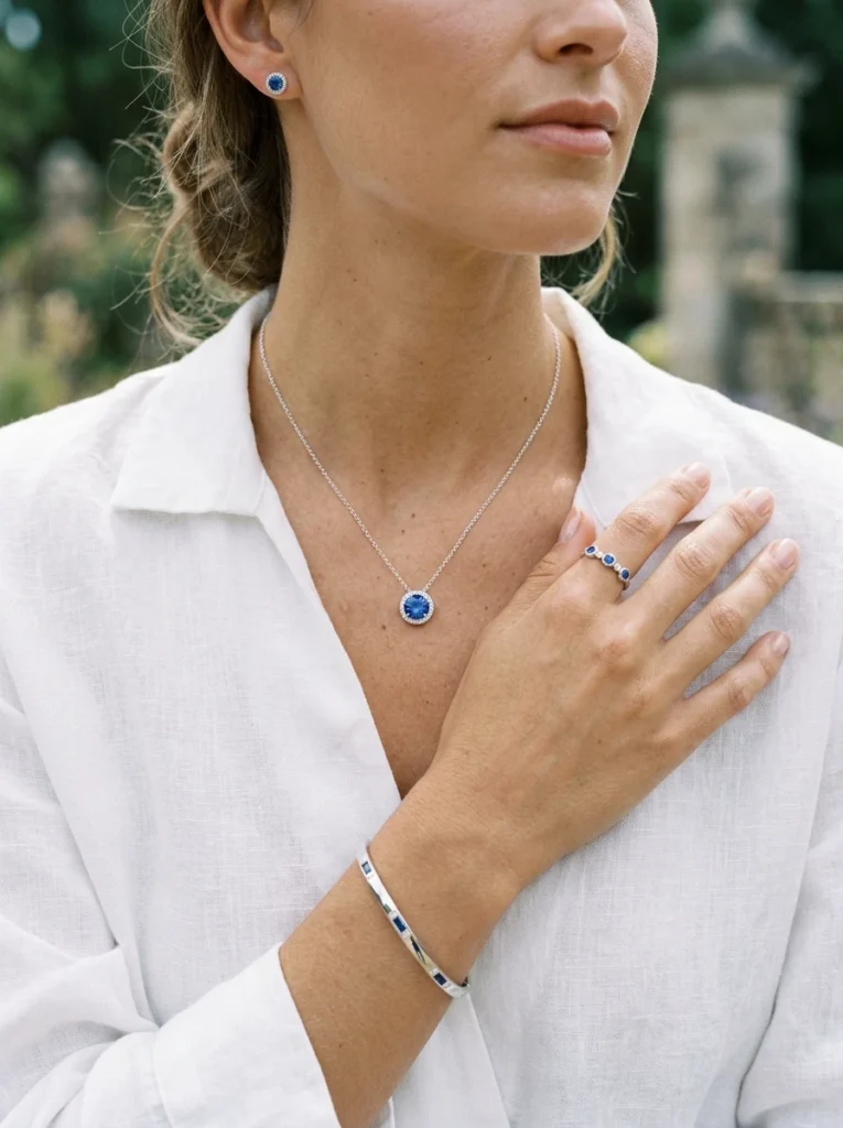 Cool Sapphire Blue Accent Jewelry