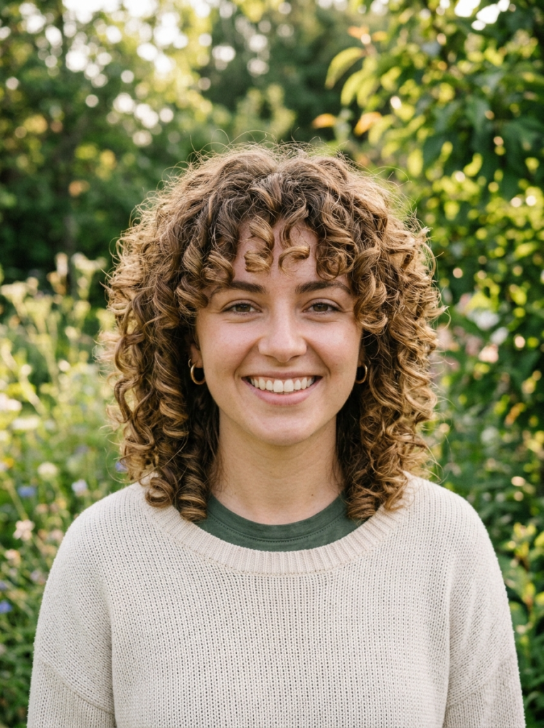 Curly Butterfly Haircut