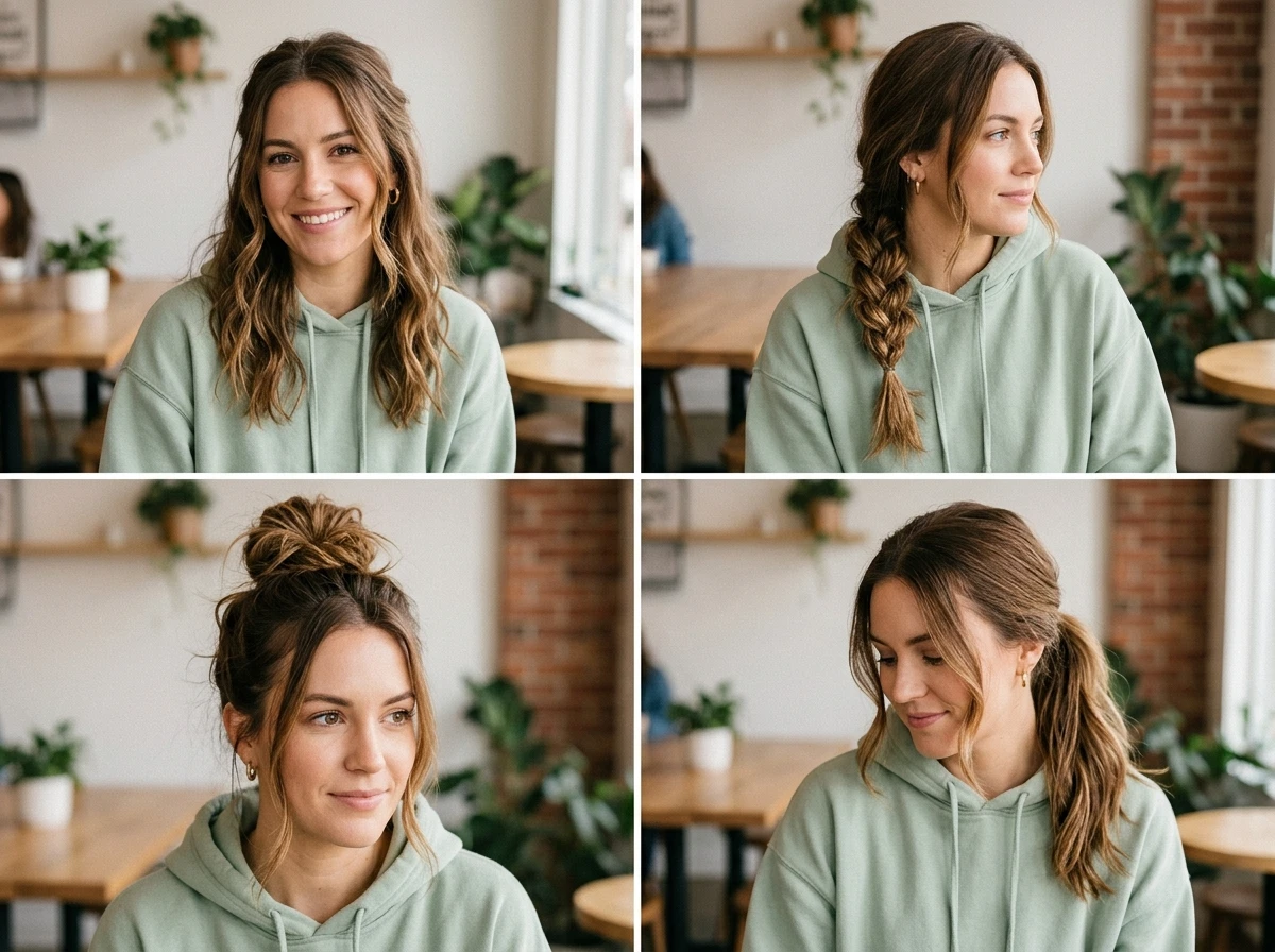 Cute Hoodie Hairstyles for Women