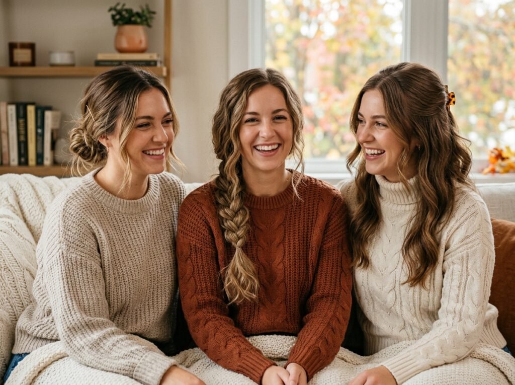 Easy Sweater Weather Hairstyles