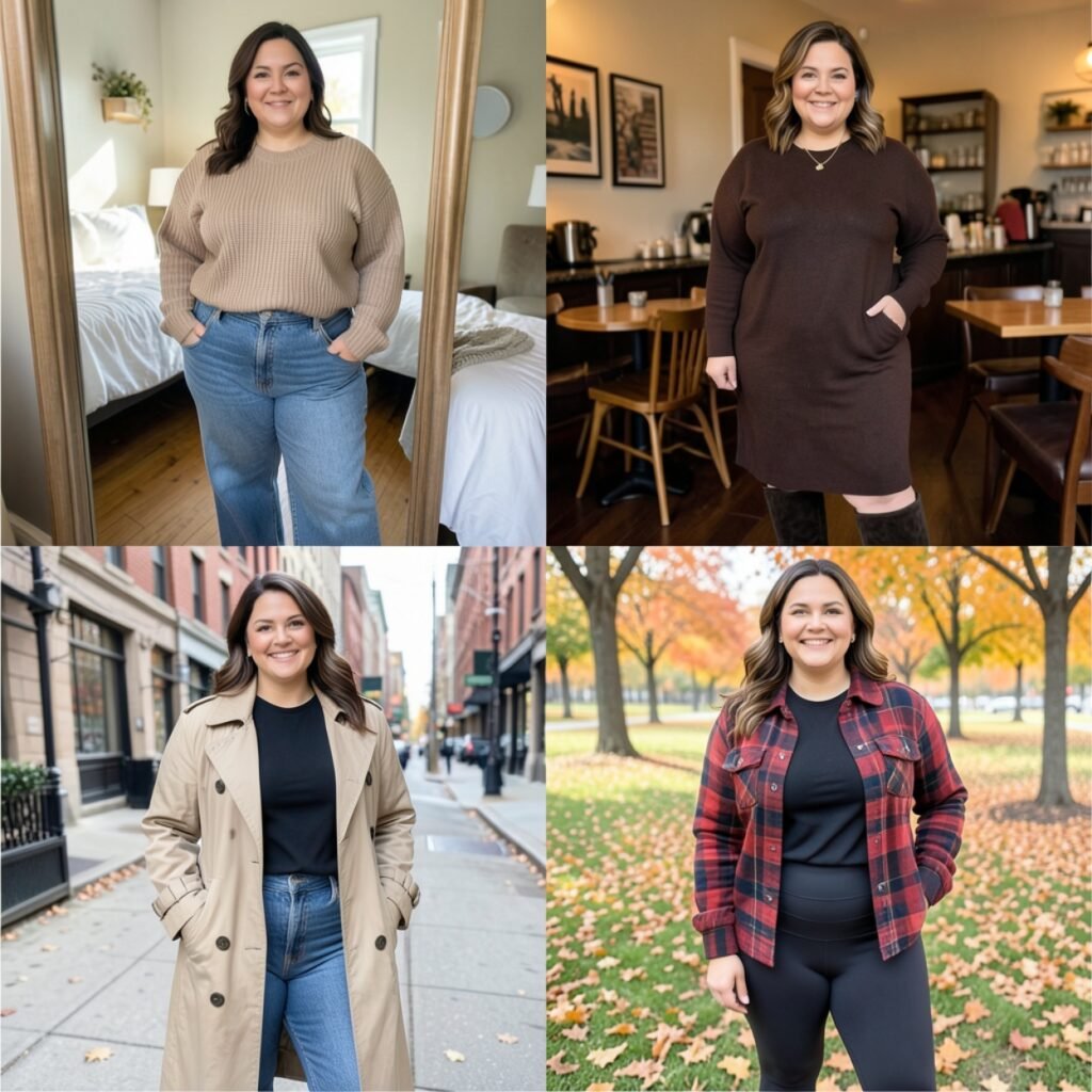 Plus Size Fall Outfits For Curvy Women 2026: 15 Chic Looks