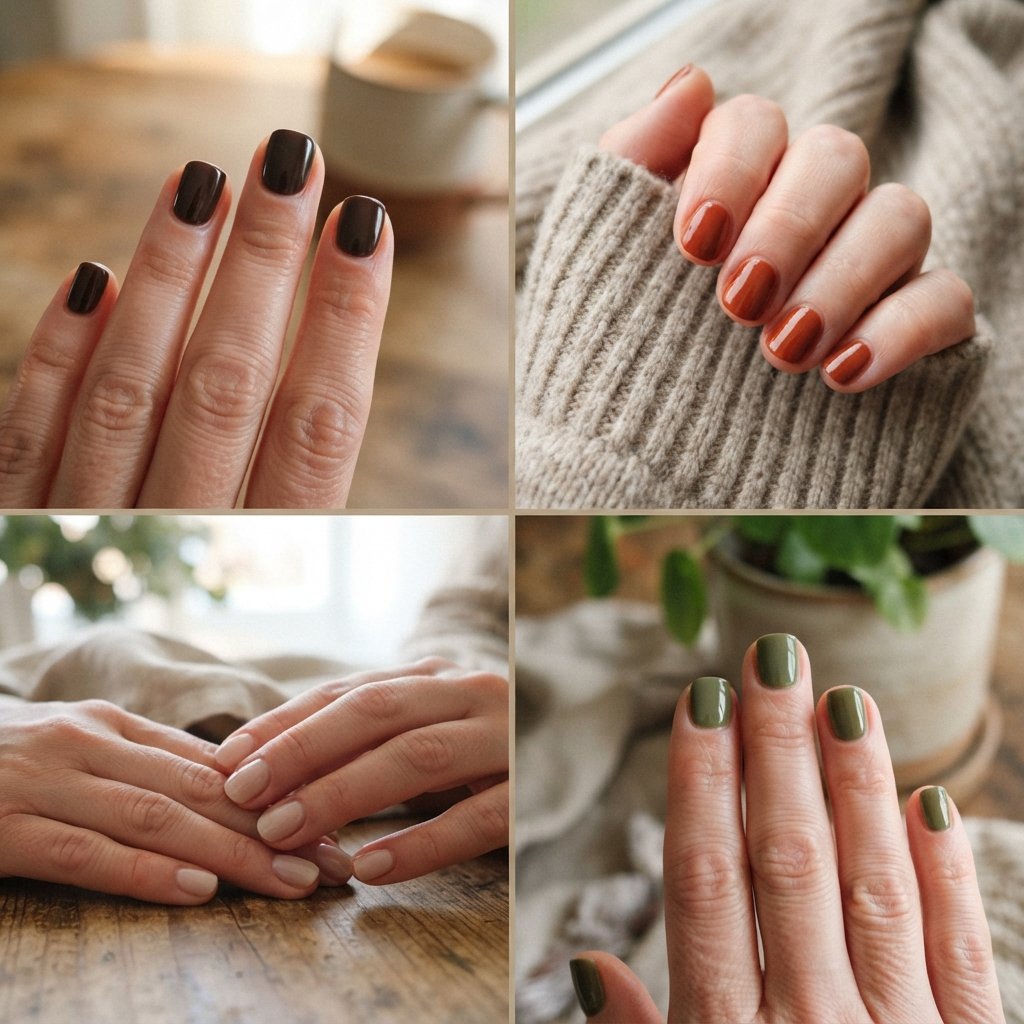 Simple Fall Short Nails 2026: 10 Clean Color Ideas