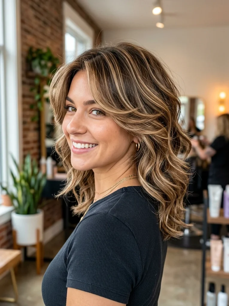 Heavy layered Thick Butterfly Haircut