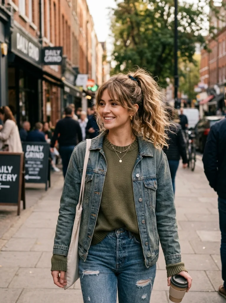 Messy Textured Ponytail for Casual Vibes