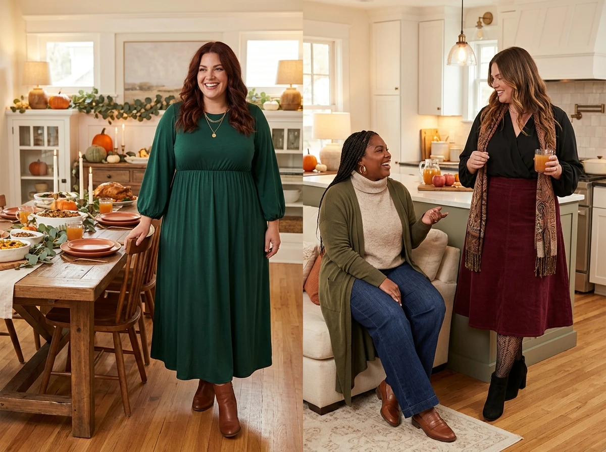 Plus Size Thanksgiving Outfits
