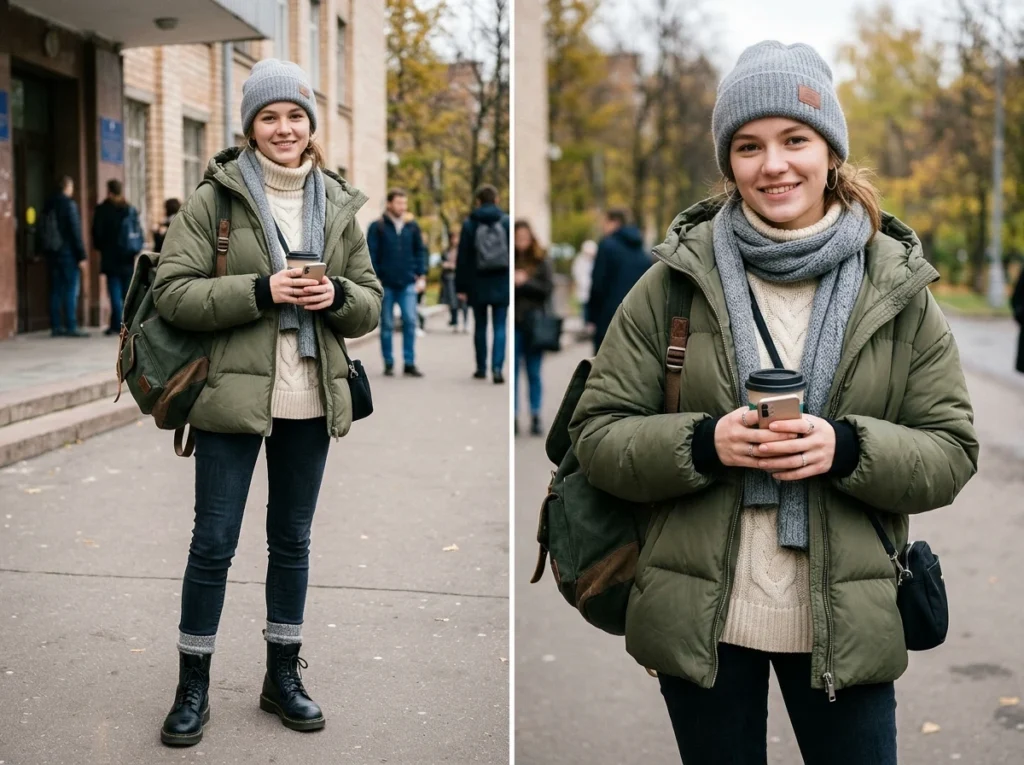 Trendy Russian Outfit