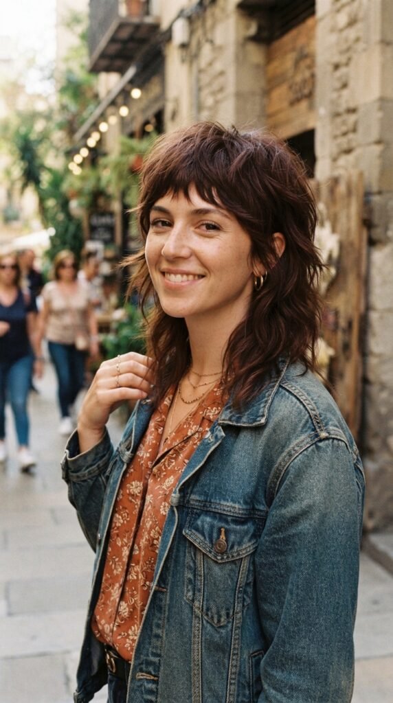 Shaggy Wolf Cut Medium Length Hairstyle