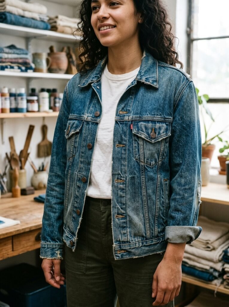 Vintage Wash Denim Jacket